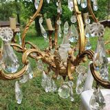 Lustre has crystal tassels
