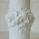 Vase de sol vintage en porcelaine blanche pour herbe de la pampa Kaiser Allemagne années 1960