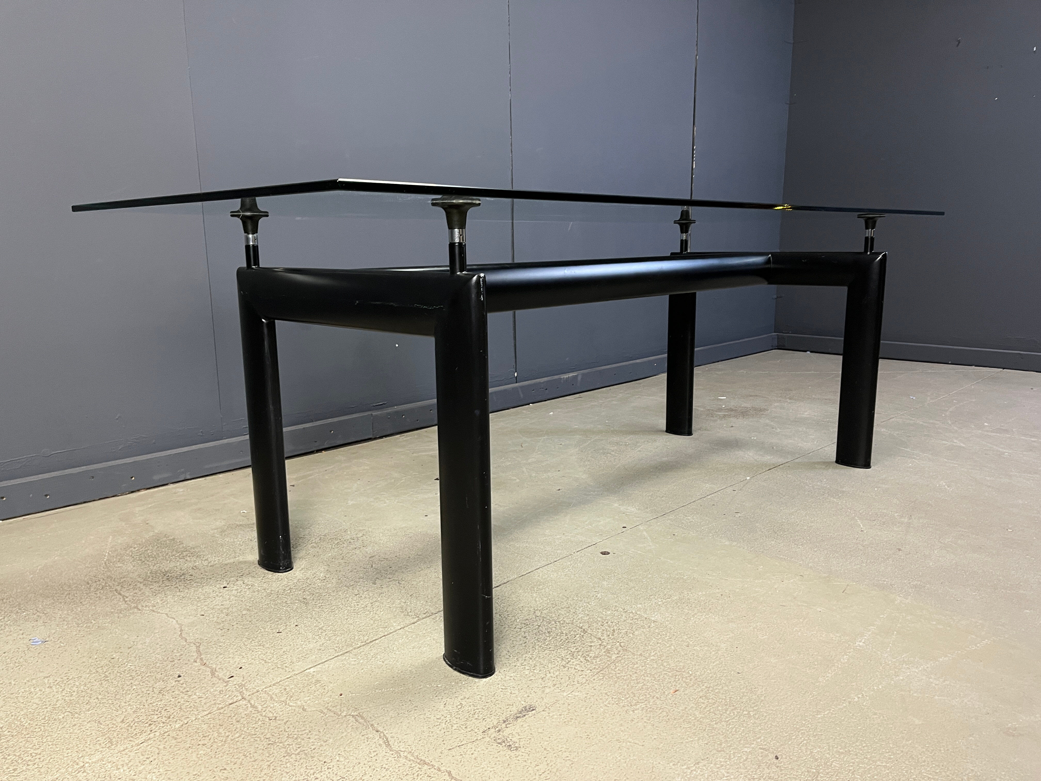 LC6 dining table by Le Corbusier for Cassina, 1990s