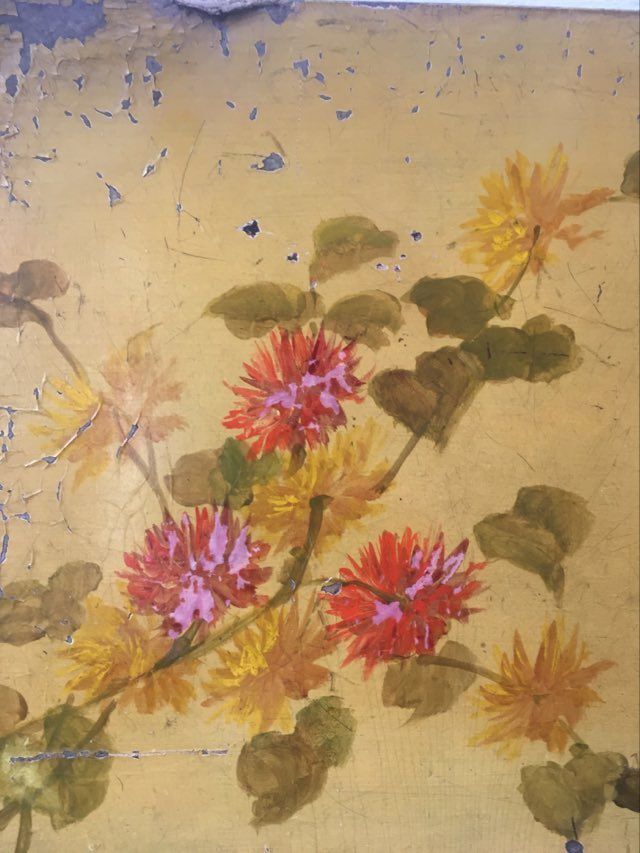 Painting ancient oil