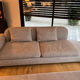 Three-seater fabric sofa