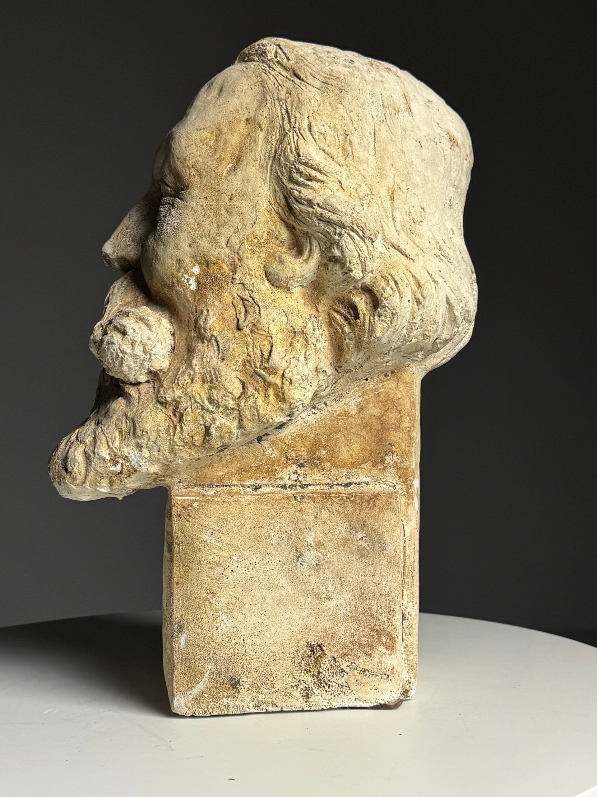 Plaster bust classic head