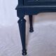 Pair of restored vintage bedside tables in Louis XVI style.