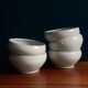 5 stoneware bowls Digoin Sarreguemines grespots