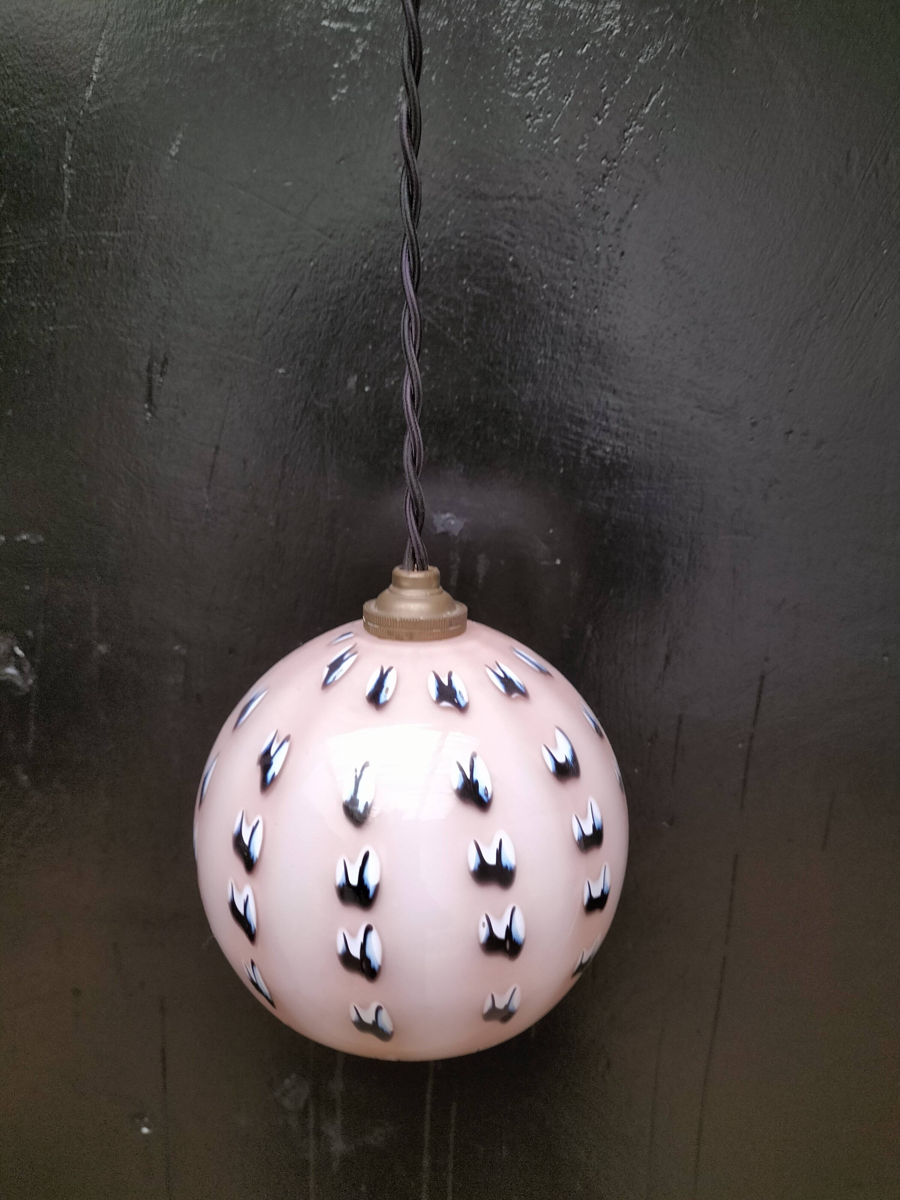 Opaline pendant light