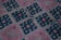 Hand-knotted wool turkish purple runner carpet 95 cm x 406 cm