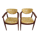 Chaises de salle à manger MCM avec accoudoirs par Bernardo Bernardi 1960s