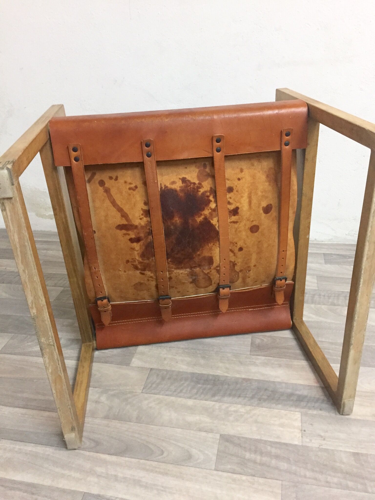 Fauteuil « safari » schlapp möbbel 1970