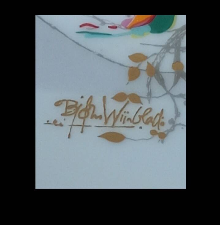 Bjorn Wiinblad plate for Rosenthal