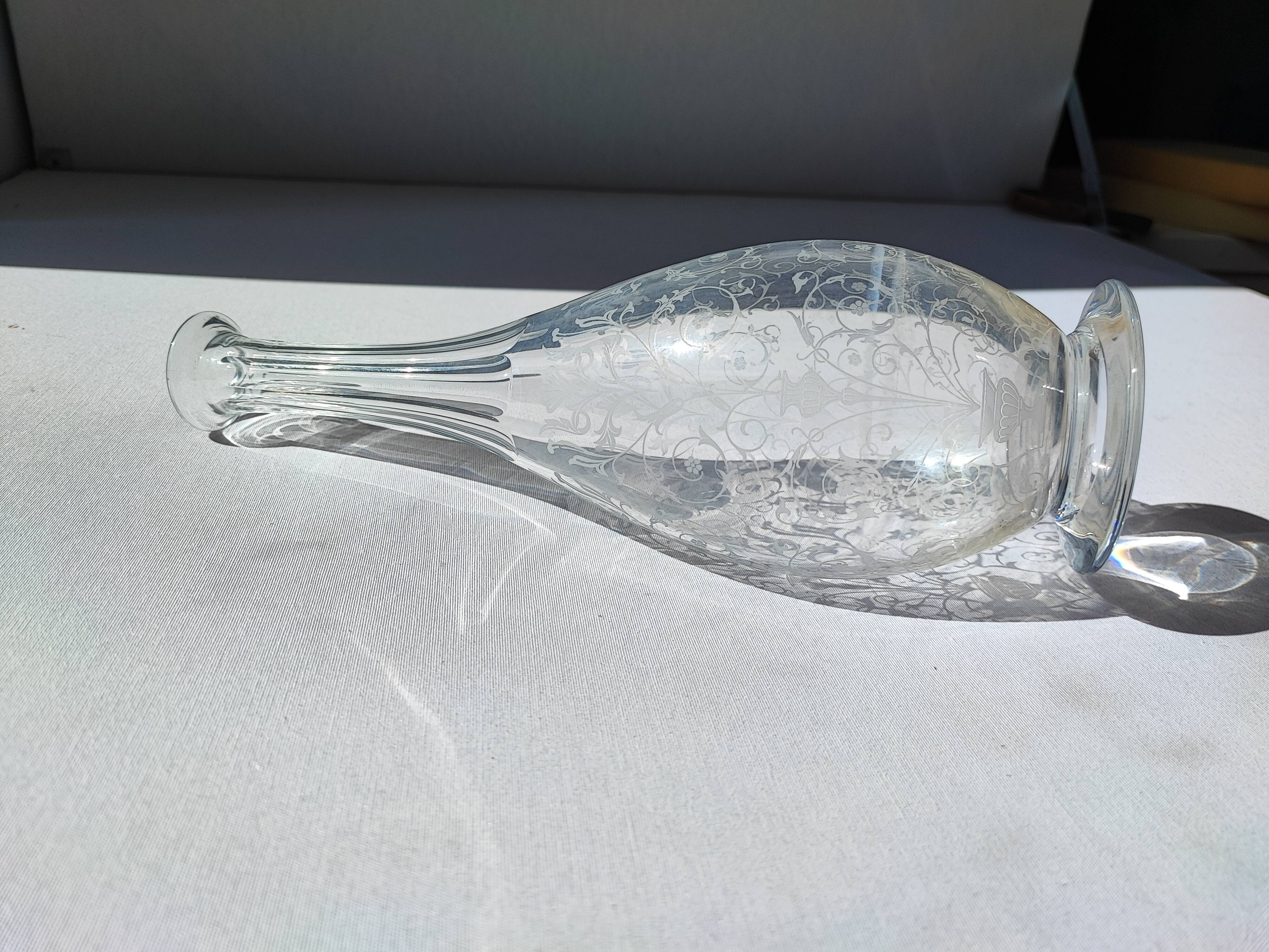 Baccarat crystal carafe