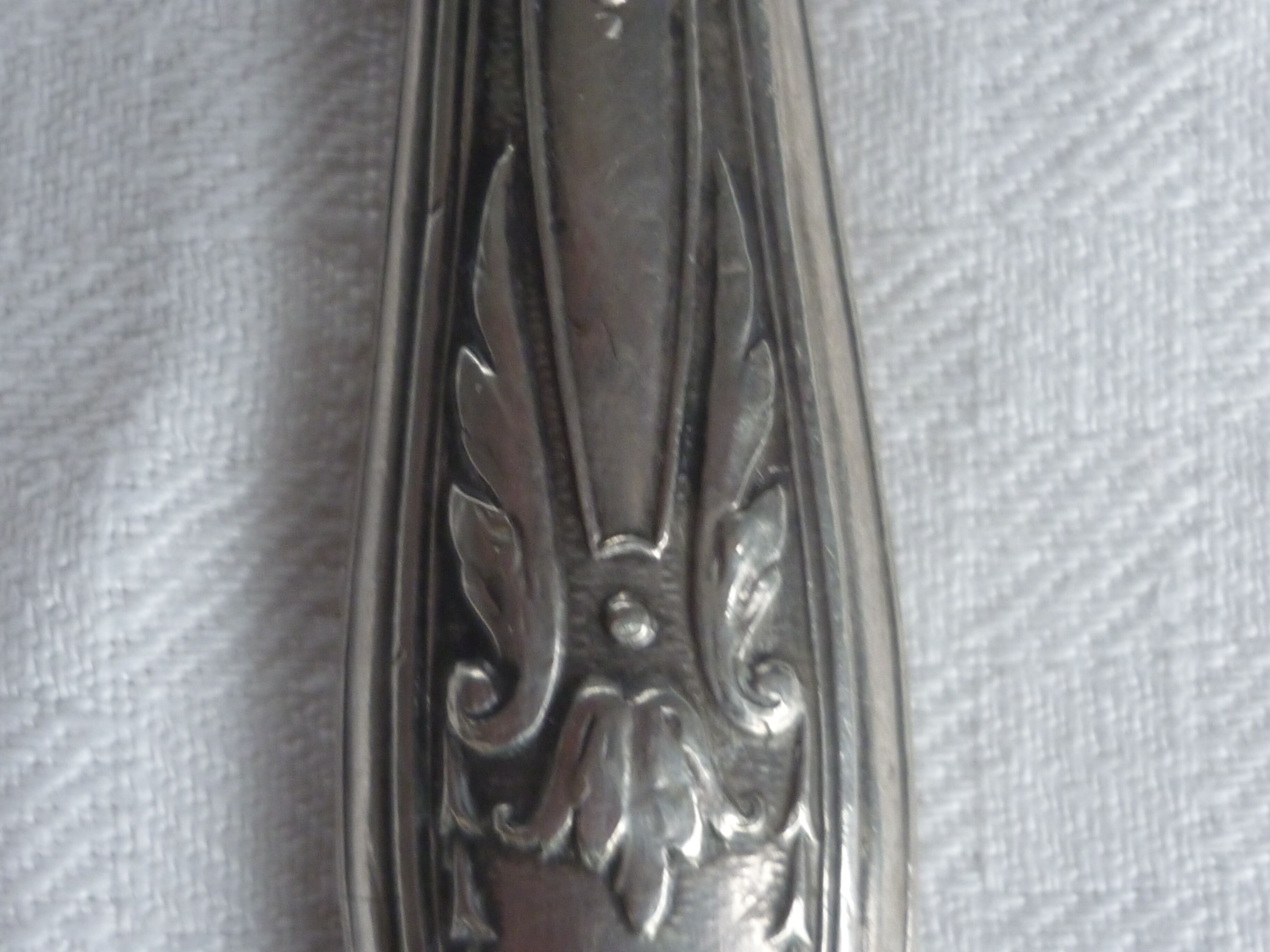 Pelle a servir argent fourré et metal doré