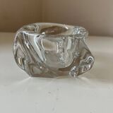 Daum France crystal ashtray