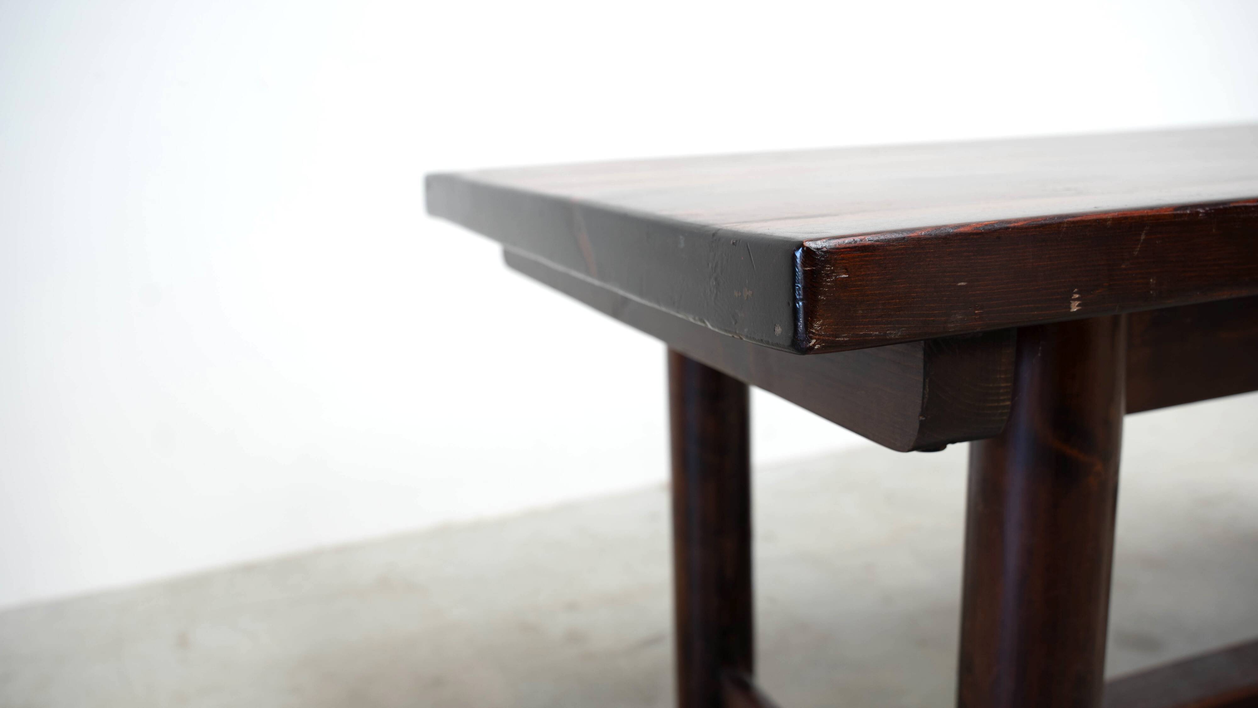 French oak dining table inspired by Georges Robert