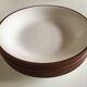 Set 6 plates enamelled earth cap Siena from KMK 1965