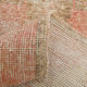 Red & beige vintage runner rug