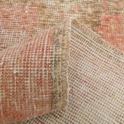 Red & beige vintage runner rug