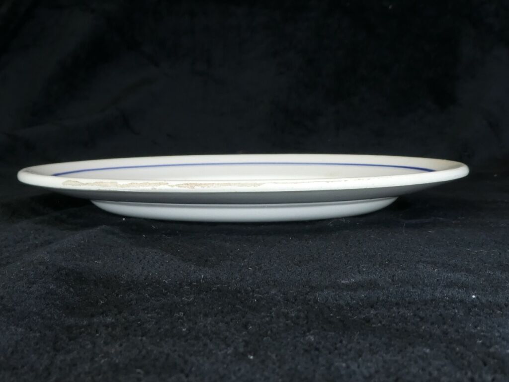 6 dessert plates in faience new model geneve small blue flower