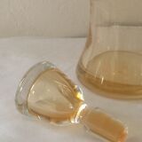 Carafe ocre jaune ambré