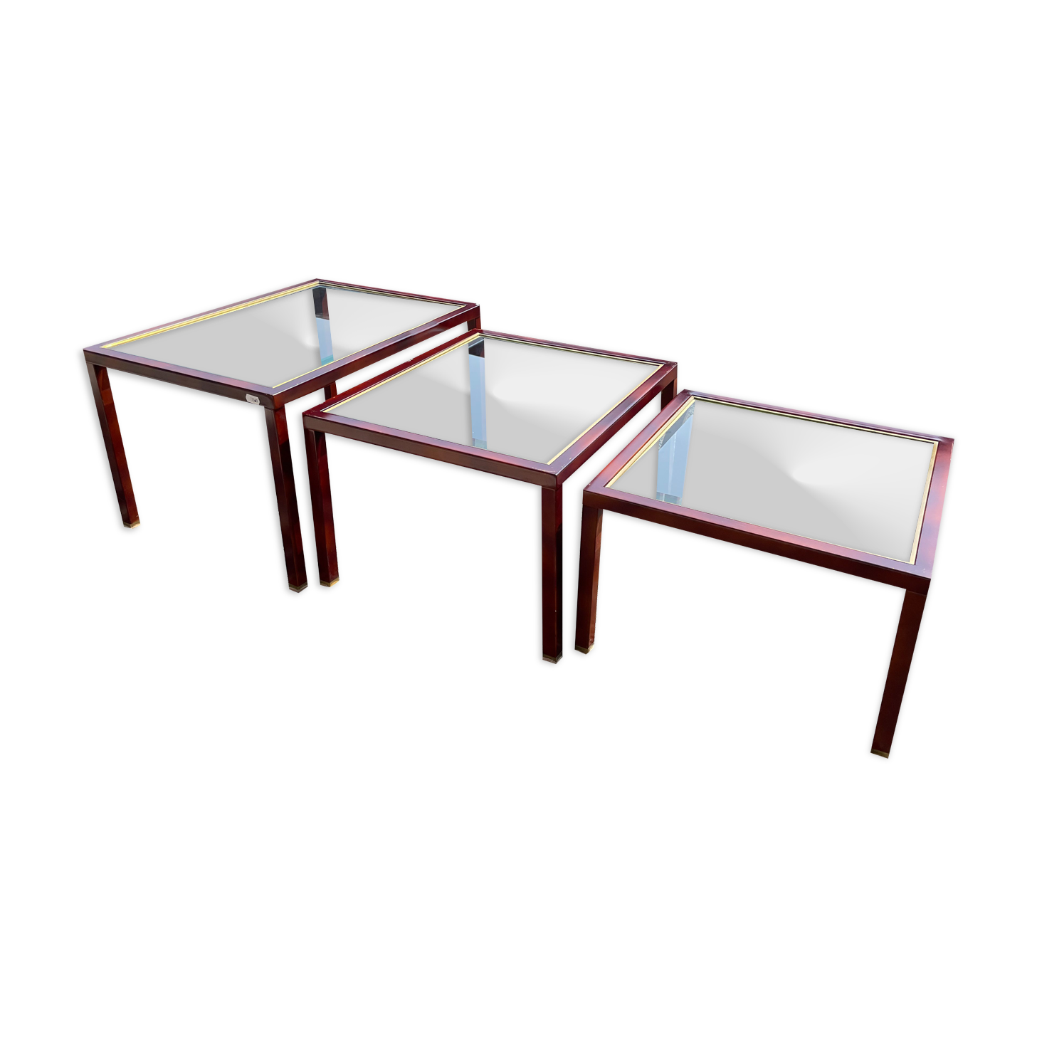 Metal pull-out coffee tables