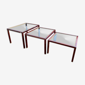 Metal pull-out coffee tables
