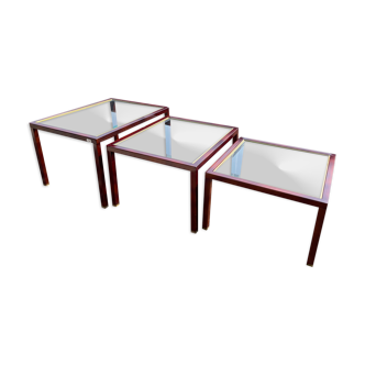 Metal pull-out coffee tables