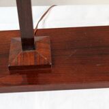 Art-deco lamp in rosewood