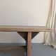 Large solid wood farm benches