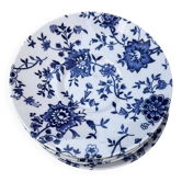 Lot de 6 soucoupes  Churchill England  13 cm diamètre en porcelaine