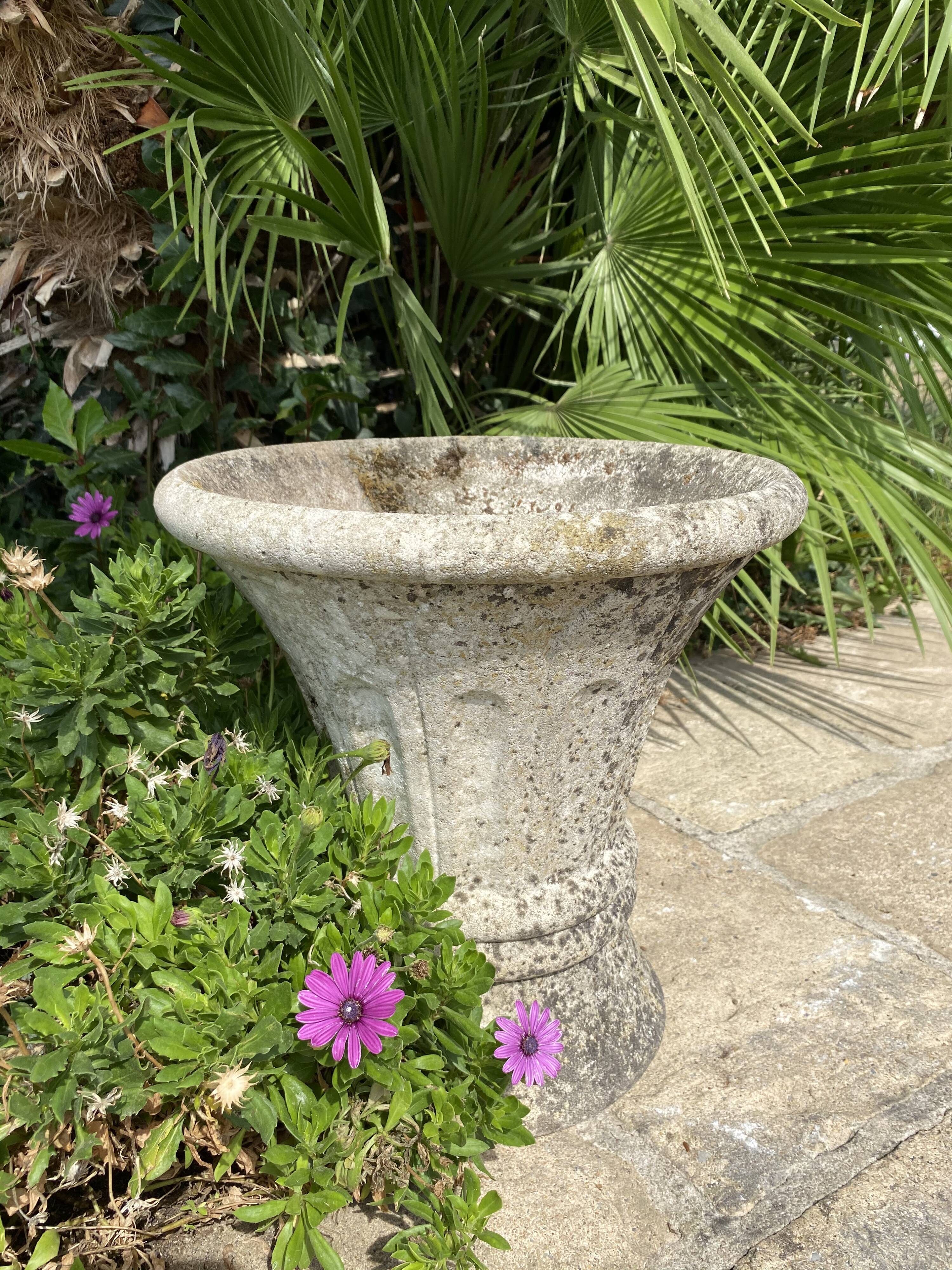 Medici style stone planter from the 60s