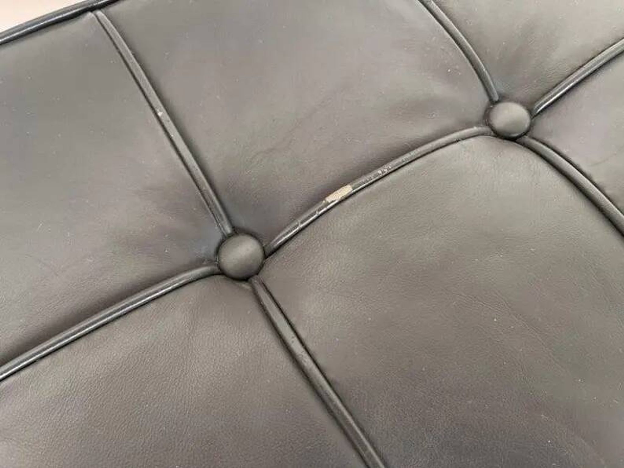Barcelona Footstool / Stool by Ludwig Mies van der Rohe, 2000s