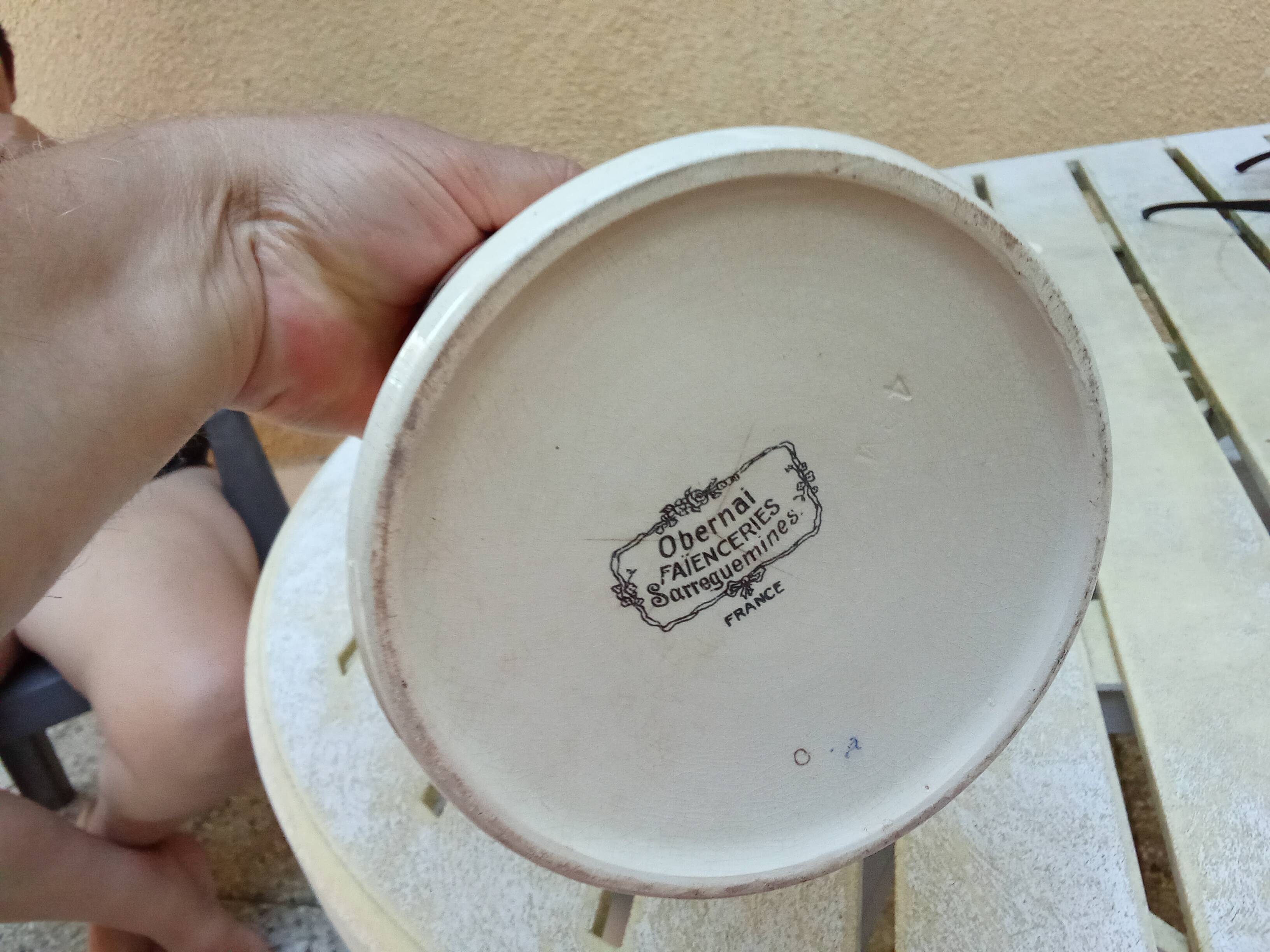 Parisian Pot Obernai Sarreguemines U&C