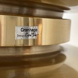 Golden pendant light by Carl Thore for Granhaga Metall. Sweden 1970s