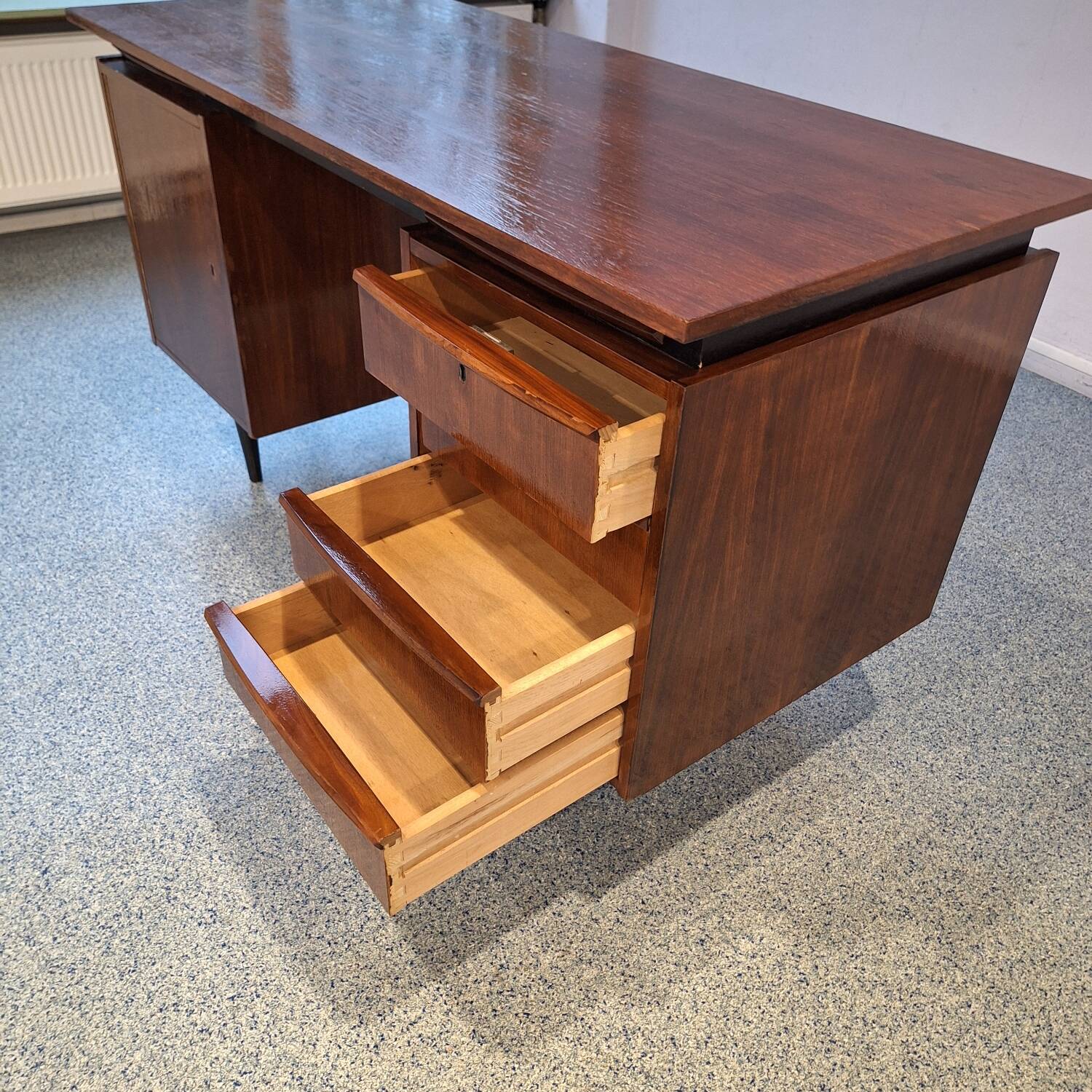 Teak desk by Cees Braakman for Pastoe from the 1960s