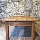 Old coffee table in solid wood
