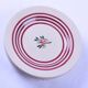 Set of 6 small antique Gien plates