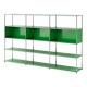 USM Haller - USM Haller XL green living room shelf