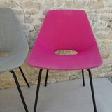 Trio of tonneau chairs by Pierre Guariche for Steiner