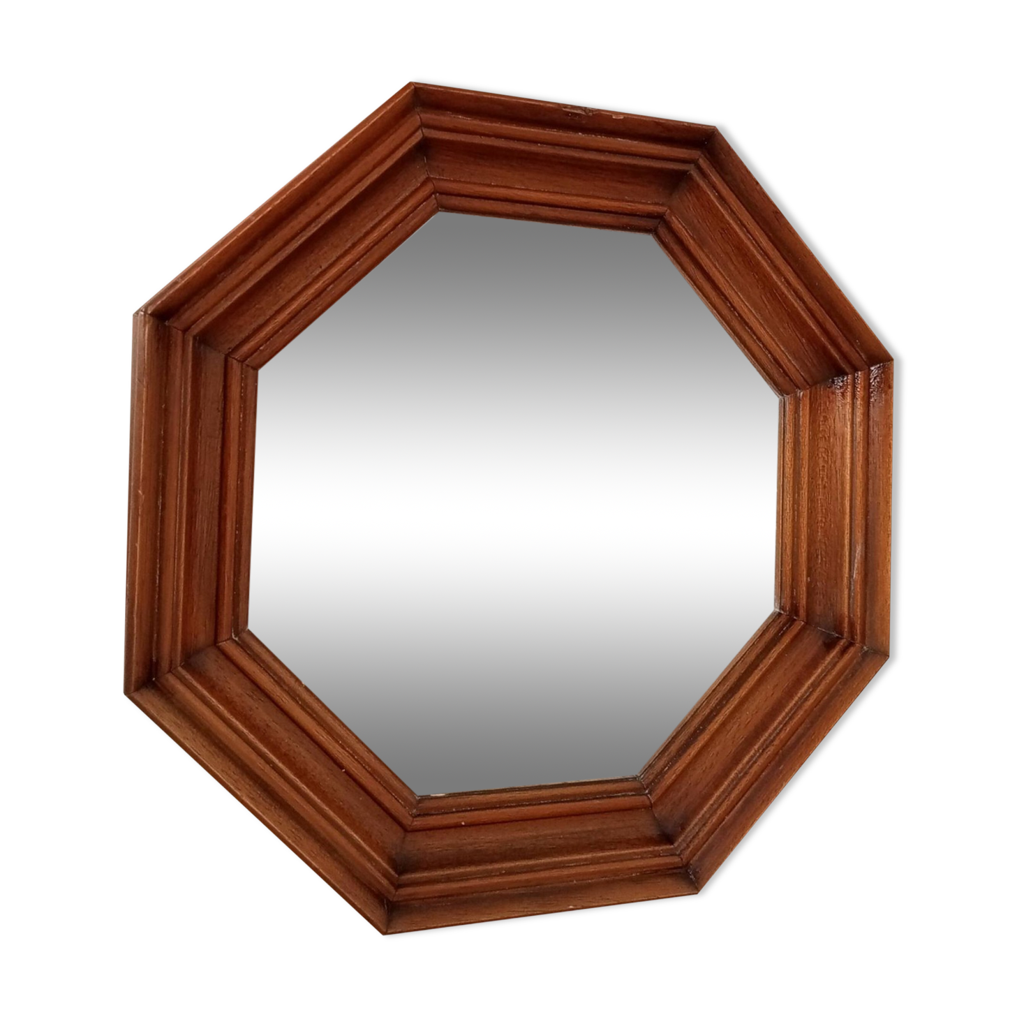 Vintage octagonal mirror 30*30cm