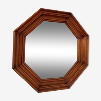 Vintage octagonal mirror 30*30cm