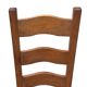Vintage Set of 4 dining chairs oak and wicker 70's design high back