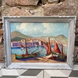 Oil on canvas “Marine” framed