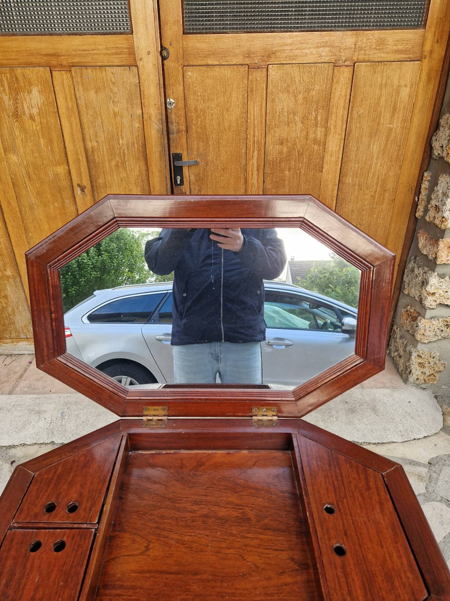 Table à Ouvrage d'époque Restauration En Acajou
