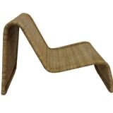 Vintage Ikea Hestra Wicker Lounge Chair 80's Design