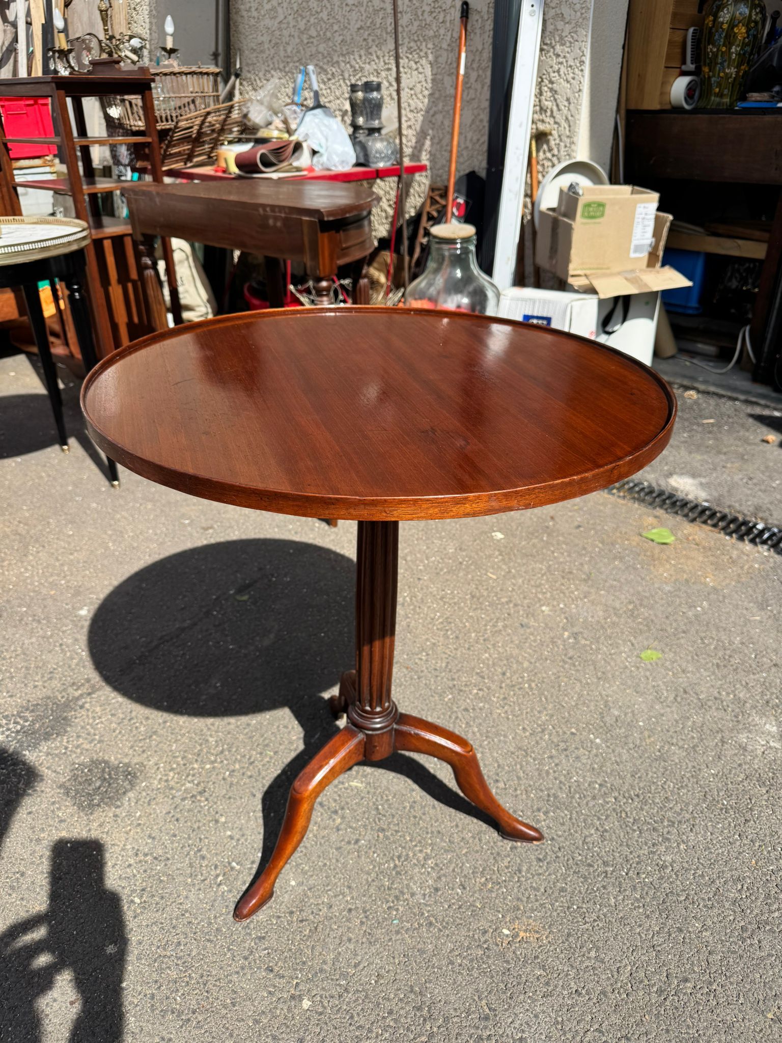 Rare stamped Guéridon by Mailfert / Erotic furniture / Curiosity