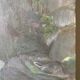 Vintage 70s waterfall landscape painting