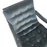 Set of 2 vintage blue armchairs / chairs / seats