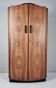 Armoire en noyer Art Déco, années 1970