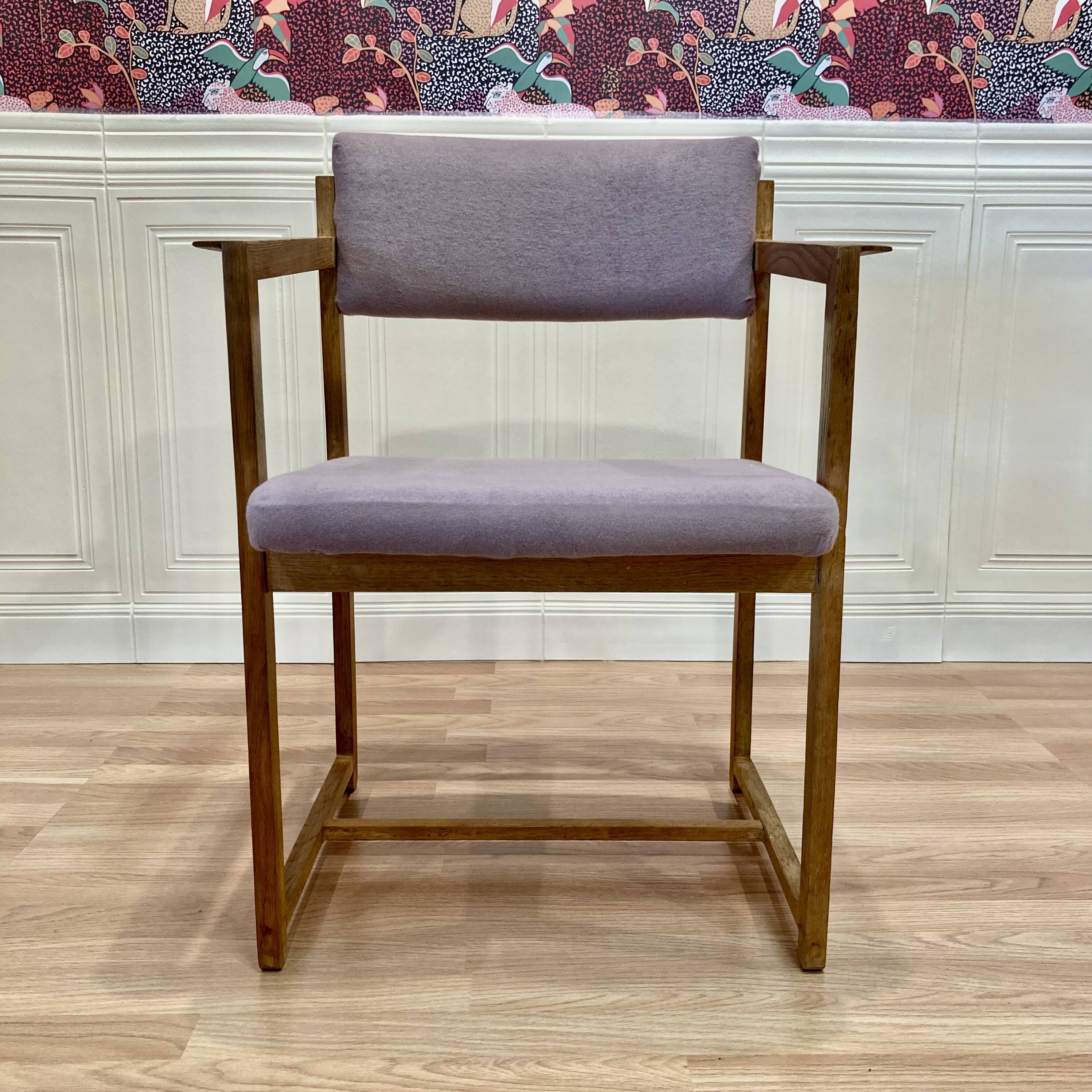 Armchair stamped "Scandinavian Design" 1960.