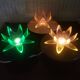 Green Water Lily Lotus Flower Night Light Lamp, Eastern Europe