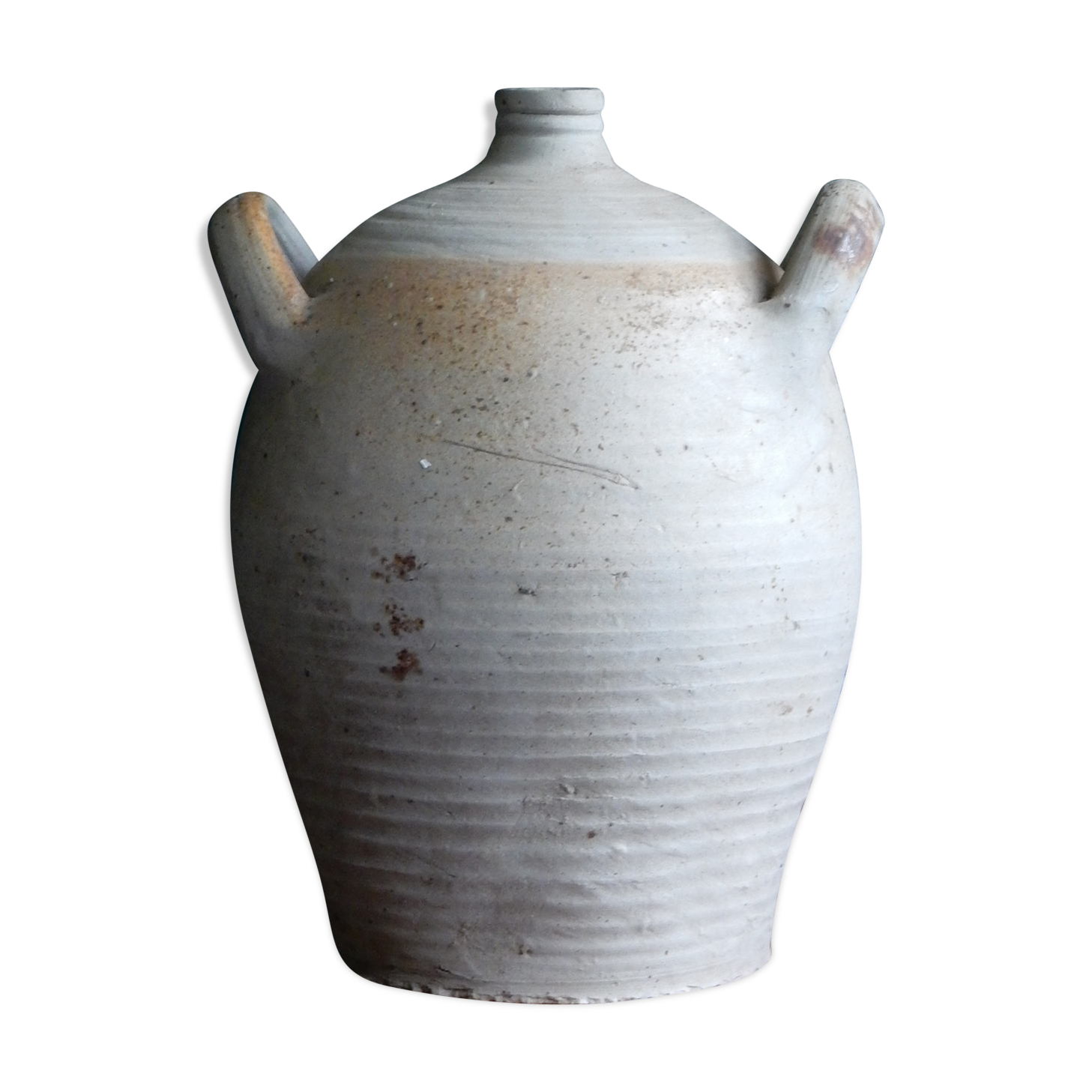 French sandstone canister / 27 cm